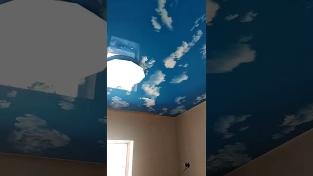 Натяжной потолок небо, облака часть 2 смотреть онлайн