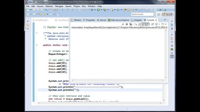 Java util ArrayDeque peekLast Method Java util ArrayDeque poll Method смотреть онлайн