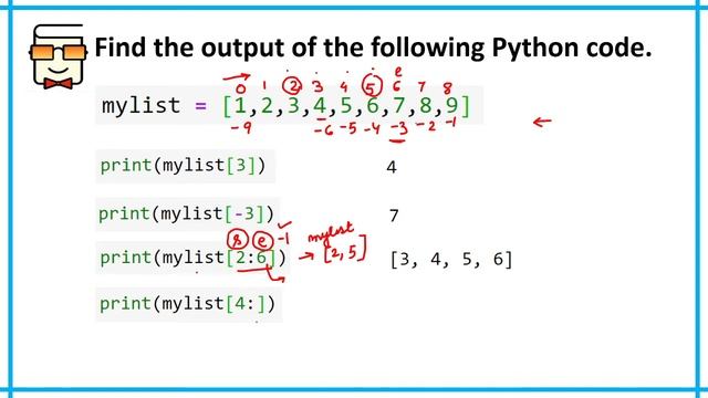 Python Question 1: Output based question on Lists смотреть онлайн