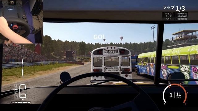 School Bus Crazy 8 Race | Wreckfest | Logitech G29 Gameplay смотреть онлайн