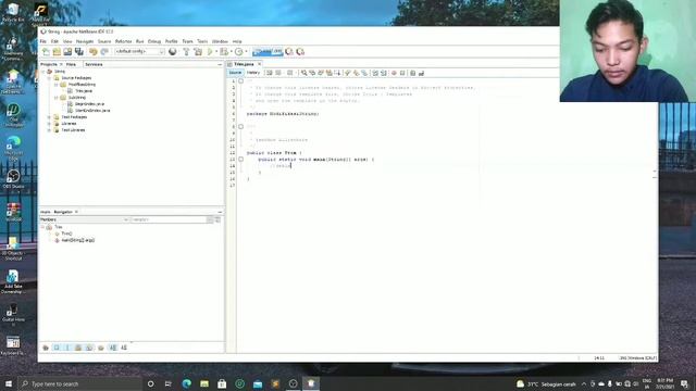 Praktik String Pada Java (BeginIndex, StartEndIndex, Trim, dan Replace) #PBO смотреть онлайн