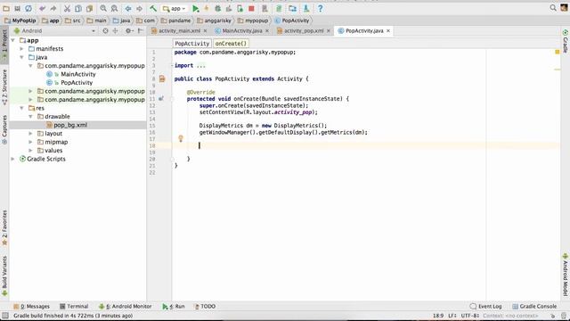 Customize Pop Up Window in Android Studio Tutorial смотреть онлайн