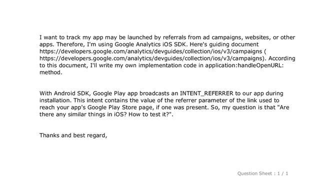 iOS : Campaign Measurement - Google Analytics iOS SDK смотреть онлайн