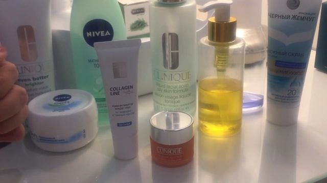 ?уход за лицом//на пути к минимализму//Clinique/Nivea/