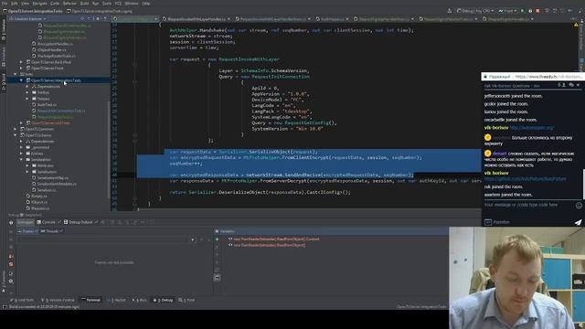 12. OpenTl.Server. Инициализация соединения. Регистрация пользователя #2 смотреть онлайн