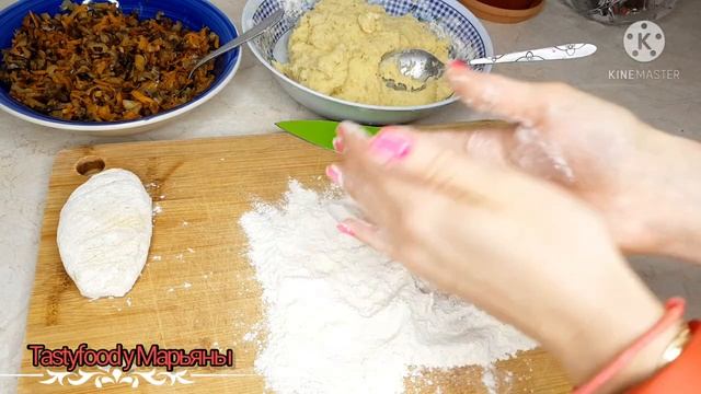 ЗРАЗЫ картофельные с грибами/постное блюдо смотреть онлайн