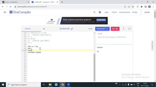 JavaScript operators|| Complete Javascript Course in Hindi #4 смотреть онлайн