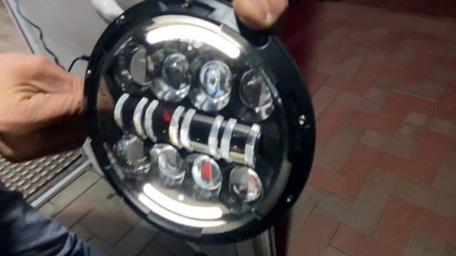Светодиодная Led фара на Нива УАЗ МОТЦИКЛ смотреть онлайн