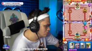 БУСТЕРА РАЗБАНИЛИ В CLASH ROYALE?! БУСТЕР ИГРАЕТ В КЛЕШ РОЯЛЬ НА СТРИМЕ!