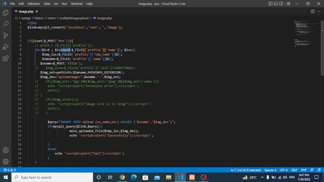 Upload Multiple Images crud to Database mysqli php смотреть онлайн
