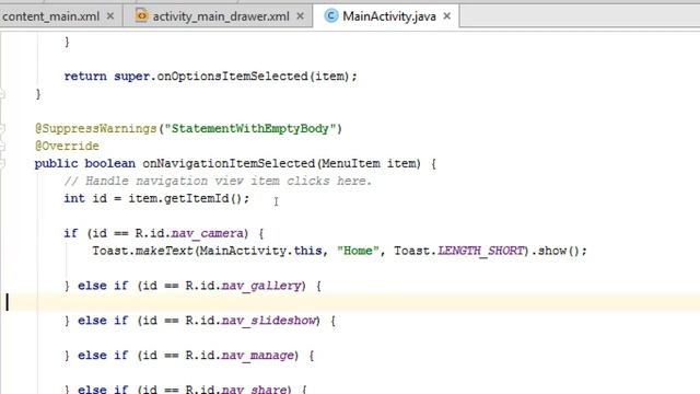 Navigation Drawer Using Navigation View Android Studio In Hindi #2 смотреть онлайн
