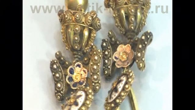 национальные этничексие старинные золотые серьги смотреть онлайн