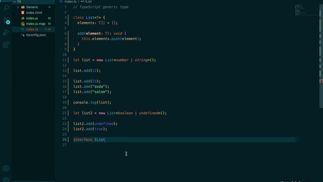 13-dars | Generics #2 (type, class, interface) | TypeScript darslari | o'zbek tilida to'liq qo'llan смотреть онлайн