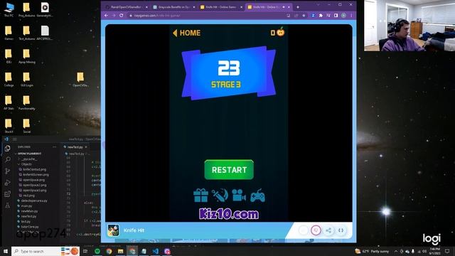 OpenCV Knife Hit Game Bot; AP CS Final Project смотреть онлайн