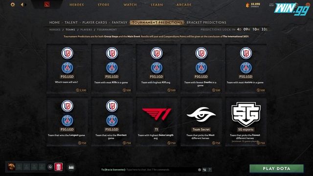 TI10 Compendium Predictions смотреть онлайн