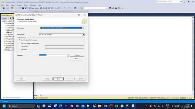 chapter 5 How to import csv file in Microsoft SQL Server Management Studio (SSMS) смотреть онлайн
