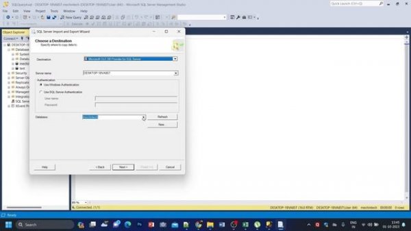 chapter 5 How to import csv file in Microsoft SQL Server Management Studio (SSMS)