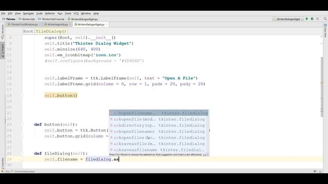 23 Python Tkinter Browsing A File смотреть онлайн