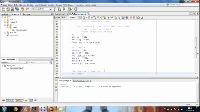 Java - Aula 3: Variáveis e Literais смотреть онлайн