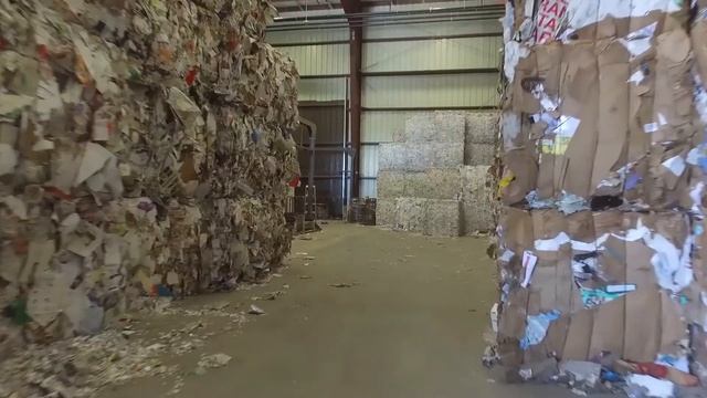 Mazza Recycling's Single Stream Recycling Facility