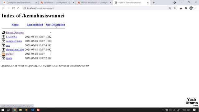 Tutorial CodeIgniter 4 | 2. Cara Instalasi Framework CodeIgniter 4 смотреть онлайн