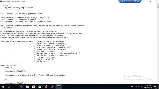 Using the Windows OneCLI tool to collect the system inventory and FFDC data смотреть онлайн