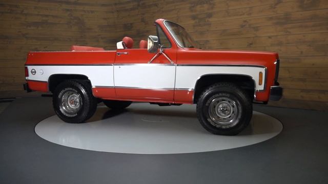 Chevrolet Blazer K5 Cabriolet | 548 Built | 4X4 | 1975 -VIDEO- www.ERclassics.com смотреть онлайн