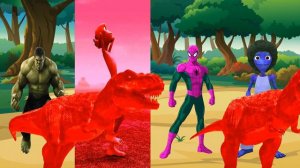 DANCE CHALLENGE - Dame Tu Cosita vs Spiderman vs Hulk vs Me Kemaste 🎥 Green Alien Dance 👽