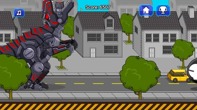 ЭВОЛЮЦИЯ РОБОТА ДЛЯ БИТВЫ С РОБОТАМИ! Robot Dinosaur Black T Rex смотреть онлайн