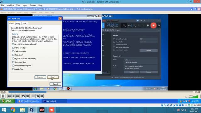 Windows XP SP3 BSOD Virtualbox 5.2.44! смотреть онлайн