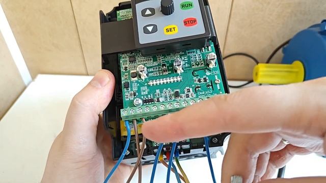 Настройка частотного преобразователя M