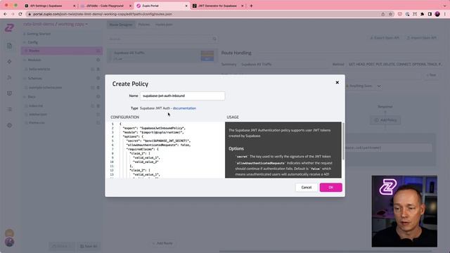 Per user rate limit your Supabase backend смотреть онлайн