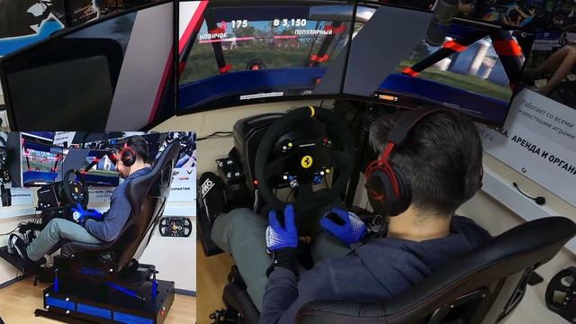 The Crew 2 на подвижной гоночной платформе 4dof / Первые впечатления.