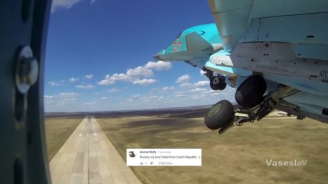 Су-34 «Утёнок» истребитель-бомбардировщик - Комментарии иностранцев смотреть онлайн