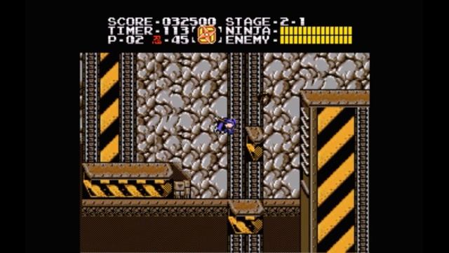 Super Nintendo (Snes) 16-bit Ninja Gaiden 1 part Act 2