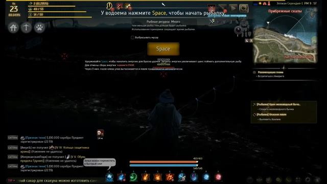 Black Desert. Рыбалка. Один мелководный бычок. Сушенный мелководный бычок смотреть онлайн