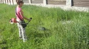 как правильно косить густую траву