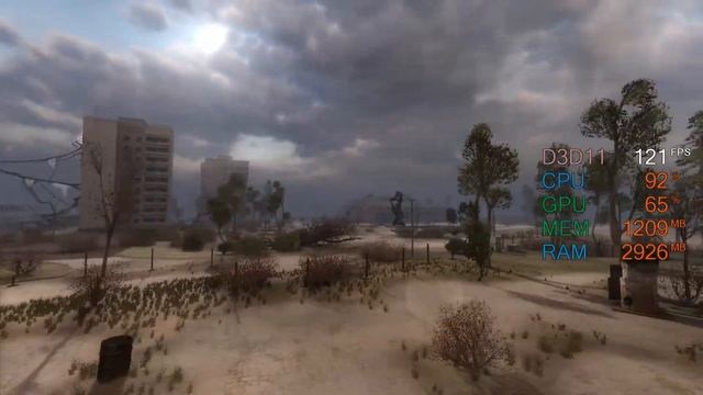 GeForce GTX 1060 6GB -- AMD Ryzen 3 1300X -- STALKER Call of Pripyat Benchmark смотреть онлайн