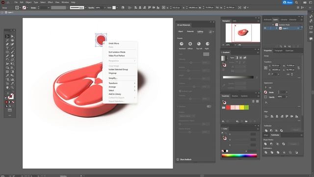 HOW TO DRAW A 3D STEAK + SMOKE IN ADOBE ILLUSTRATOR смотреть онлайн