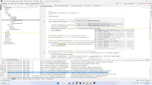 Java Spring Boot in Tamil - How to use HTTP Methods and Response Entity in Rest API смотреть онлайн