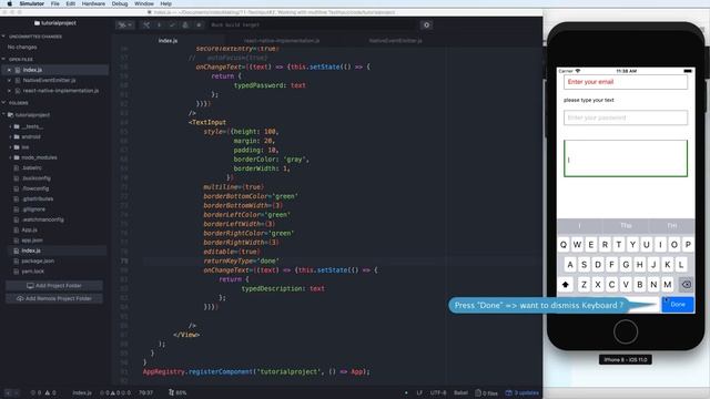 11-TextInput#2. Làm việc với multiline InputText và Keyboard смотреть онлайн