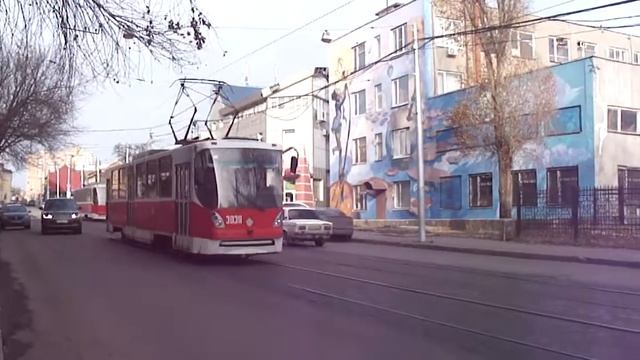 Donetsk Tram K1 Route 1 "DMZ - Railway Station"/ Донецк Трамвай K1 Маршрут 1 "ДМЗ - ЖД Вокзал" смотреть онлайн