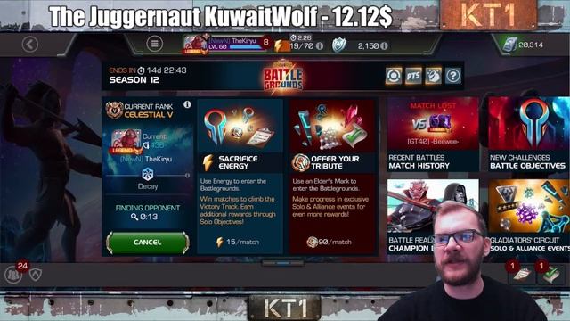 Time For Some Bgs! Contest Of Champions! смотреть онлайн