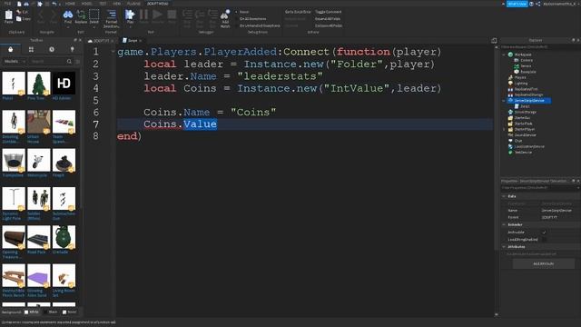 how to make leaderstats on Roblox Studio! 2021! смотреть онлайн