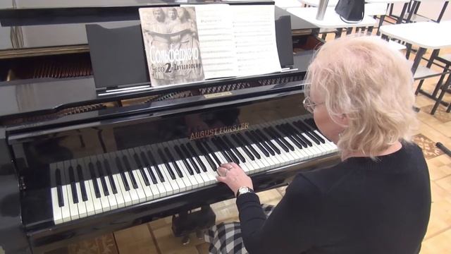Муханова Н.Г. 4 класс. Гаммы до 3-х знаков, интервалы до ч.5. от белых клавиш вверх и вниз. смотреть онлайн