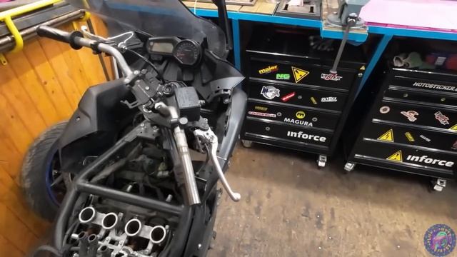 Yamaha XJ 6 DIVERSION Большое обслуживание с БОЛЬШИМ пробегом