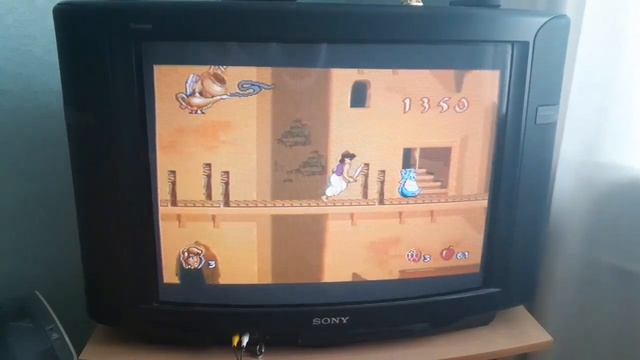 Обзор на игру Аладдин (SEGA). Играю на старом телеке смотреть онлайн