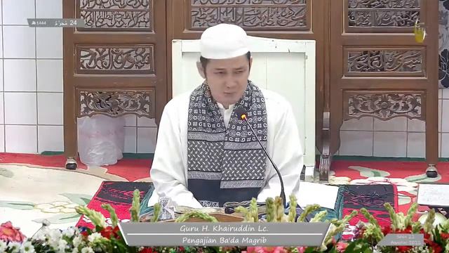 🔴 Pengajian Bada Magrib | Senin Malam Selasa 22 Agustus 2022 | Guru H. Khairuddin Lc. смотреть онлайн