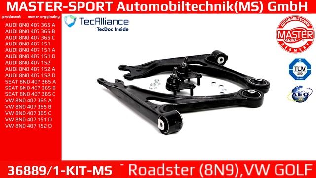 36889/1-KIT-MS | CONTROL ARM | Master-Sport-Automobiltechnik (MS) GmbH смотреть онлайн