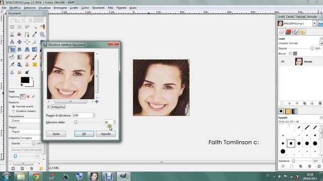 GIMP//. come dare l'effetto ''topaz clean'' (photoshop) -Faith Tomlinson c: смотреть онлайн